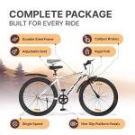 Steel Mountain Cycles for Men with Rigid Fork and Complete Accessories MTB Bike
