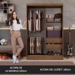 Mirror Ample Storage Wooden Almirah