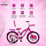 Super Girl 20T Cycle for Kids Girls with Balance Wheel & Back Carrier